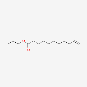 molecular formula C14H26O2 B12673259 Propyl undec-10-enoate CAS No. 94230-80-5
