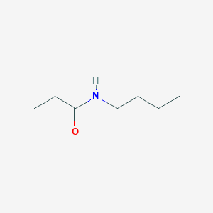 molecular formula C7H15NO B1267329 N-丁基丙酰胺 CAS No. 2955-67-1
