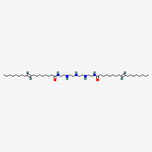 molecular formula C44H87N5O2 B12673297 N,N'-(Iminobis(2,1-ethanediylimino-2,1-ethanediyl))bis(9-octadecenamide) CAS No. 93918-53-7