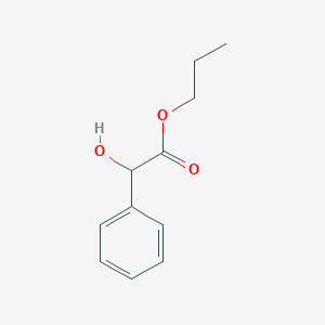 molecular formula C11H14O3 B1267330 Propyl 2-hydroxy-2-phenylacetate CAS No. 5413-58-1