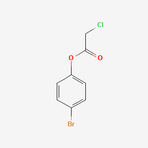 molecular formula C8H6BrClO2 B1267333 4-溴苯基氯乙酸酯 CAS No. 36559-93-0