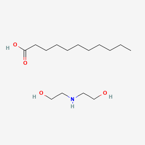 molecular formula C15H33NO4 B12673361 Einecs 300-579-2 CAS No. 93942-28-0