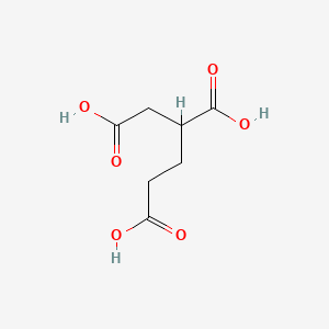 molecular formula C7H10O6 B1267337 1,2,4-Butanetricarboxylic acid CAS No. 923-42-2
