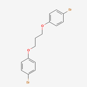 molecular formula C15H14Br2O2 B1267338 1,1'-[Propane-1,3-diylbis(oxy)]bis(4-bromobenzene) CAS No. 3722-66-5