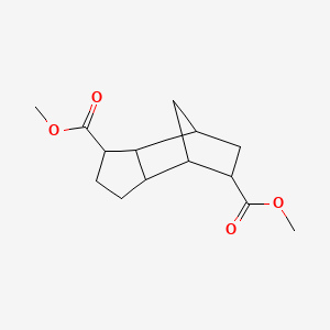 molecular formula C14H20O4 B12673382 Dimethyl octahydro-4,7-methano-1H-indene-5,-dicarboxylate CAS No. 80793-16-4