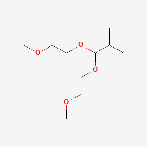 molecular formula C10H22O4 B12673411 2,5,7,10-Tetraoxaundecane, 6-(1-methylethyl)- CAS No. 71808-59-8