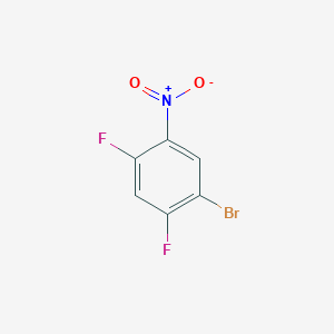 molecular formula C6H2BrF2NO2 B1267342 1-Bromo-2,4-difluoro-5-nitrobenzene CAS No. 345-24-4