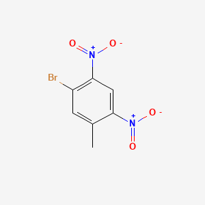molecular formula C7H5BrN2O4 B1267347 1-Bromo-5-methyl-2,4-dinitrobenzene CAS No. 5411-53-0