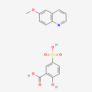 molecular formula C17H15NO7S B12673676 Einecs 262-629-9 CAS No. 61152-44-1