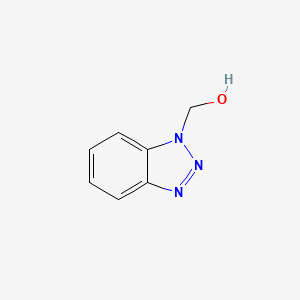 molecular formula C7H7N3O B1267369 1H-Benzotriazole-1-methanol CAS No. 28539-02-8