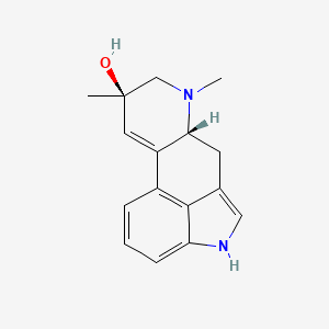molecular formula C16H18N2O B12673713 Isosetoclavine CAS No. 519-11-9