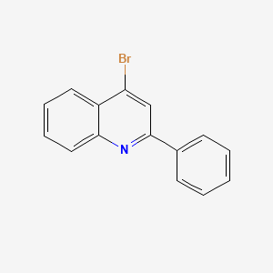 molecular formula C15H10BrN B1267373 4-Bromo-2-phenylquinoline CAS No. 5427-93-0