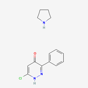 molecular formula C14H16ClN3O B12673740 Einecs 262-177-2 CAS No. 60329-32-0
