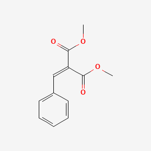molecular formula C12H12O4 B1267379 Dimethyl benzylidenemalonate CAS No. 6626-84-2
