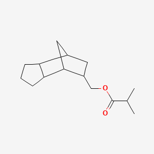 molecular formula C15H24O2 B12673826 (Octahydro-4,7-methano-1H-inden-5-yl)methyl isobutyrate CAS No. 84642-68-2