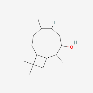 molecular formula C15H26O B12673831 2,6,10,10-Tetramethylbicyclo(7.2.0)undec-5-en-3-ol CAS No. 84963-18-8