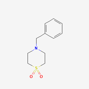 4-Benzylthiomorpholine 1,1-Dioxide