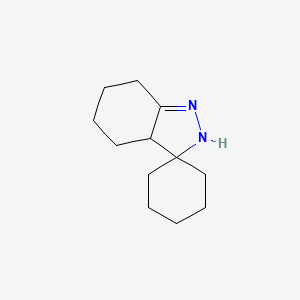 molecular formula C12H20N2 B1267386 2',3a',4',5',6',7'-Hexahydrospiro[cyclohexane-1,3'-indazole] CAS No. 22122-96-9