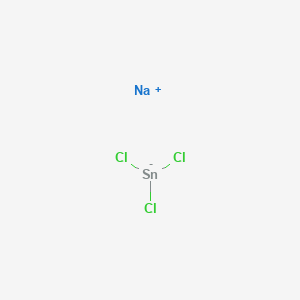 molecular formula Cl3NaSn B12673929 Sodium, (trichlorostannyl)- CAS No. 12306-27-3