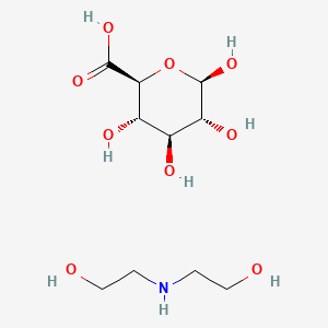 molecular formula C10H21NO9 B12673968 Einecs 302-012-4 CAS No. 94088-15-0
