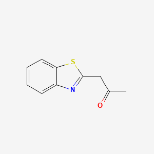 molecular formula C10H9NOS B1267399 1-(1,3-Benzothiazol-2-yl)propan-2-one CAS No. 36874-53-0