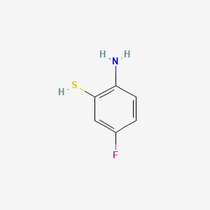 molecular formula C6H6FNS B1267401 2-Amino-5-fluorobenzenethiol CAS No. 33264-82-3