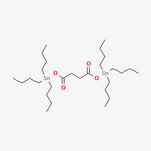 molecular formula C28H58O4Sn2 B12674042 Bis(tributyltin) succinate CAS No. 4644-96-6