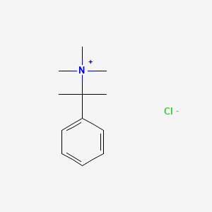 molecular formula C12H20ClN B12674074 (alpha,alpha-Dimethylbenzyl)trimethylammonium chloride CAS No. 93841-15-7