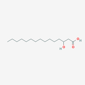 molecular formula C15H30O3 B126741 3-羟基十五烷酸 CAS No. 32602-70-3