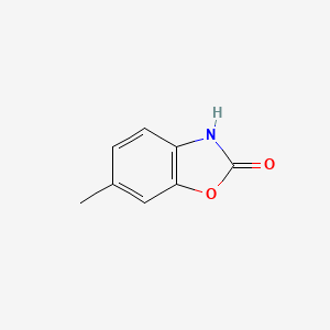 molecular formula C8H7NO2 B1267410 6-甲基-1,3-苯并噁唑-2(3H)-酮 CAS No. 22876-16-0