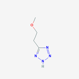 molecular formula C4H8N4O B1267414 5-(2-Methoxyethyl)-1H-tetrazole CAS No. 117889-08-4