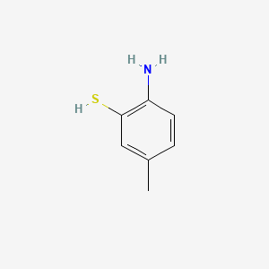 molecular formula C7H9NS B1267416 2-Amino-5-methylbenzenethiol CAS No. 23451-96-9