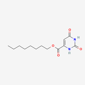 molecular formula C13H20N2O4 B12674162 Octyl 1,2,3,6-tetrahydro-2,6-dioxopyrimidine-4-carboxylate CAS No. 88280-81-3