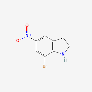 molecular formula C8H7BrN2O2 B1267417 7-Bromo-5-nitroindoline CAS No. 87240-06-0