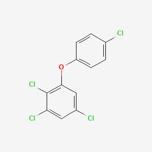 molecular formula C12H6Cl4O B12674175 2,3,4',5-Tetrachlorodiphenyl ether CAS No. 220002-41-5