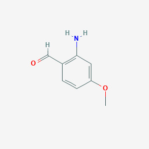 molecular formula C8H9NO2 B1267418 2-Amino-4-methoxybenzaldehyde CAS No. 59236-36-1