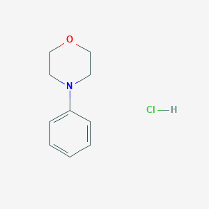 molecular formula C10H14ClNO B12674181 N-Phenylmorpholine hydrochloride CAS No. 3976-10-1