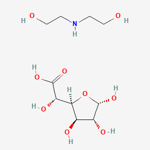 molecular formula C10H21NO9 B12674186 Einecs 302-402-4 CAS No. 94108-62-0