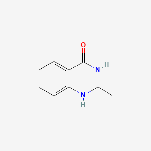 molecular formula C9H10N2O B12674273 2,3-Dihydro-2-methyl-4(1H)-quinazolinone CAS No. 54764-01-1
