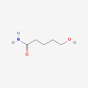 molecular formula C5H11NO2 B1267432 Pentanamide, 5-hydroxy- CAS No. 29686-12-2