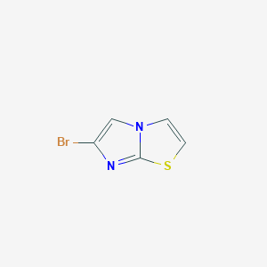 molecular formula C5H3BrN2S B1267435 6-溴咪唑并[2,1-b]噻唑 CAS No. 75001-30-8