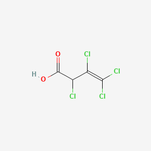 molecular formula C4H2Cl4O2 B12674462 2,3,4,4-Tetrachloro-3-butenoic acid CAS No. 2892-54-8