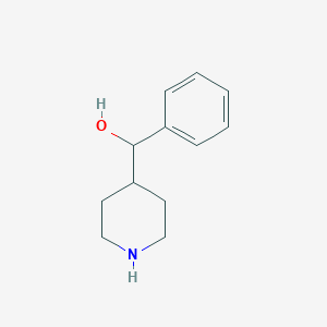 molecular formula C12H17NO B1267452 苯基(哌啶-4-基)甲醇 CAS No. 38081-60-6