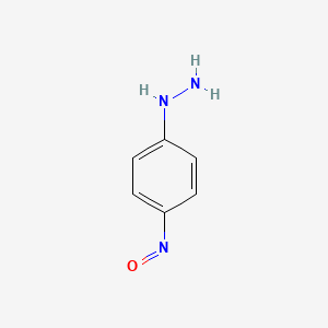 molecular formula C6H7N3O B12674561 4-Nitrosophenylhydrazine CAS No. 43230-06-4