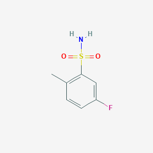 molecular formula C7H8FNO2S B1267458 5-Fluoro-2-methylbenzenesulfonamide CAS No. 2339-57-3