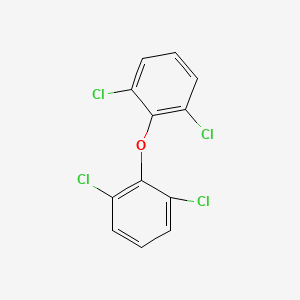 molecular formula C12H6Cl4O B12674595 2,2',6,6'-Tetrachlorodiphenyl ether CAS No. 91371-42-5