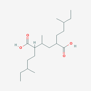 molecular formula C19H36O4 B12674666 1-Methylethane-1,2-diyl bis(5-methylheptanoate) CAS No. 97552-67-5