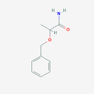 molecular formula C10H13NO2 B1267470 2-Benzyloxy-propionamide CAS No. 7462-64-8