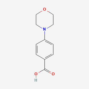 molecular formula C11H13NO3 B1267474 4-Morpholinobenzoic acid CAS No. 7470-38-4