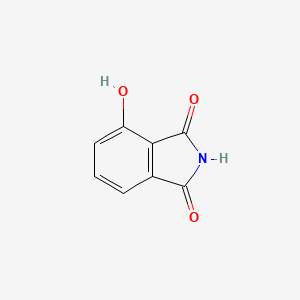 molecular formula C8H5NO3 B1267479 4-Hydroxyisoindole-1,3-dione CAS No. 41709-87-9